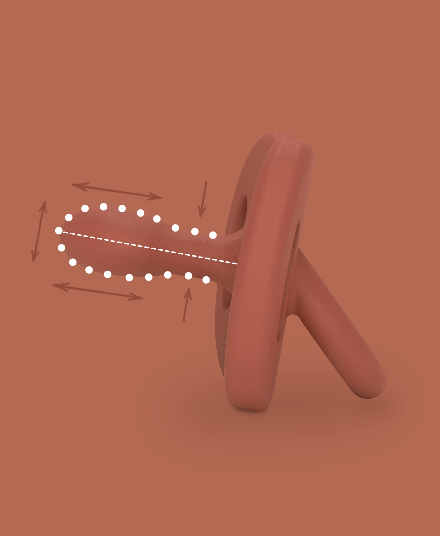 SUZETA FIZIOLOGICA 100 % DIN SILICON SX PRO 0-6 LUNI ROSU CARAMIDA COLOUR ESSENCE SUAVINEX